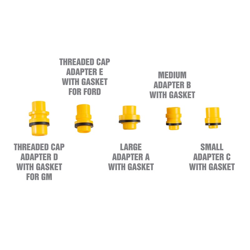 OEMTOOLS No-Spill Coolant Funnel Kit  15 Piece Fluid and Oil Funnel Set  Allows Access To Hard-To-Reach Radiators - Image 4